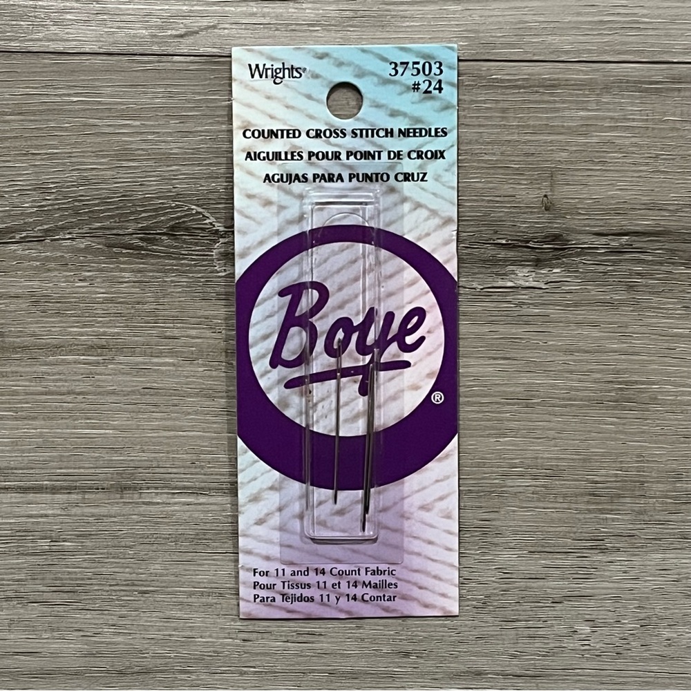 NWT Boye Set of Counted Cross Stitch Needles #24 with Magnetic Needle Case - Picture 11 of 16